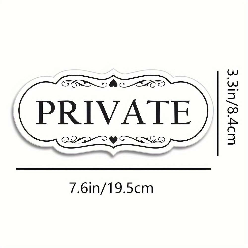 Image of Private Logo - Office Commercial Home Private Logo - Self-adhesive - Acrylic Sturdy And Durable