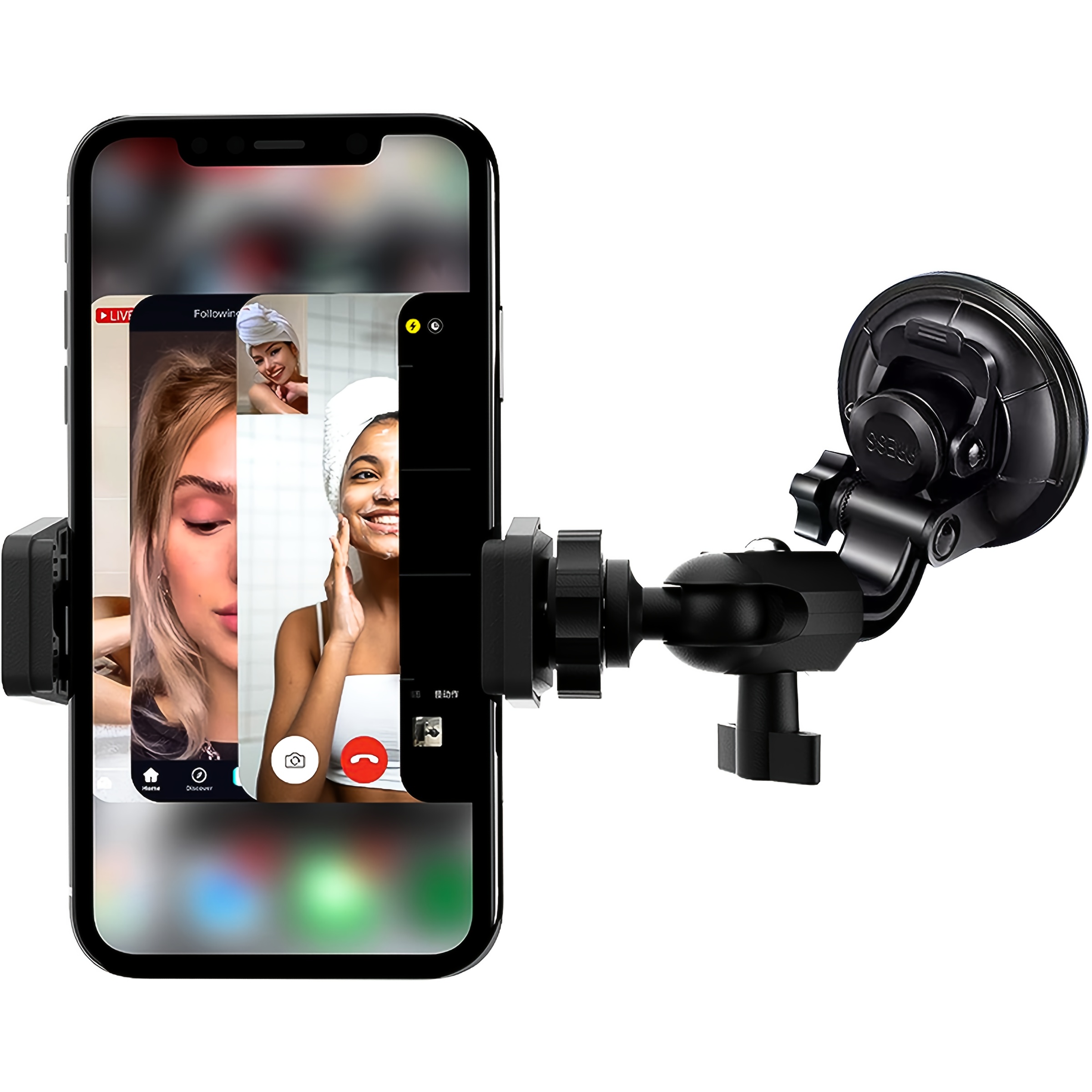 

Car Phone Shooting Bracket Navigation Bracket Car Selfie Live Fixer Suction Cup Cell Phone Holder