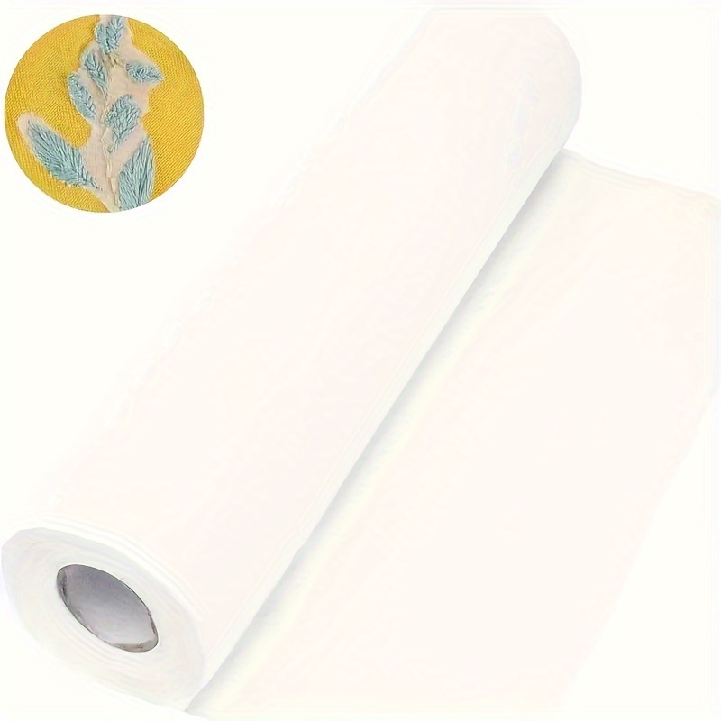 

-tear Embroidery Backing - Weight 2.5oz, Size For & Sewing, Polyester, 10"x10yd Or 12"x10yd Roll