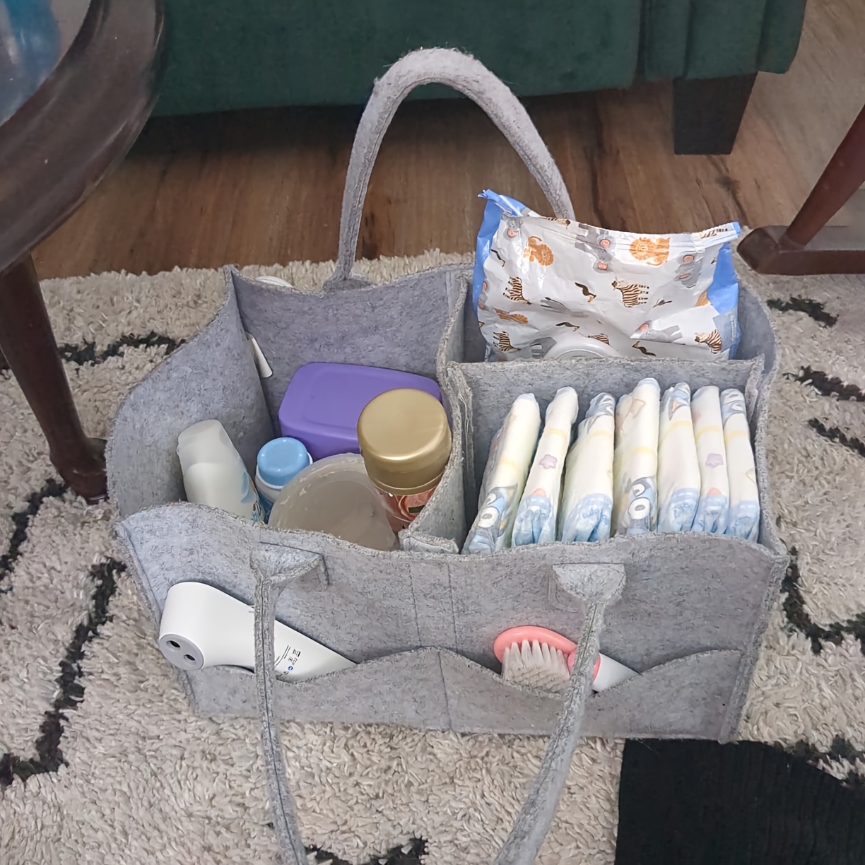 Lightweight Foldable Multi-Pocket Organizer Bag