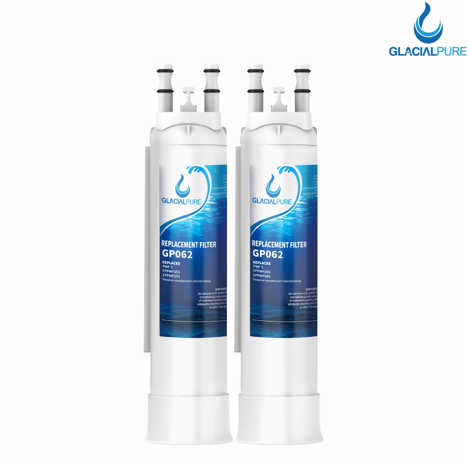 

2/3/4/6pcs Glacialpure Water Filter Replacement, Compatible With Eppwf01 Pwf-1 Purepour Pwf-1 Water Filter