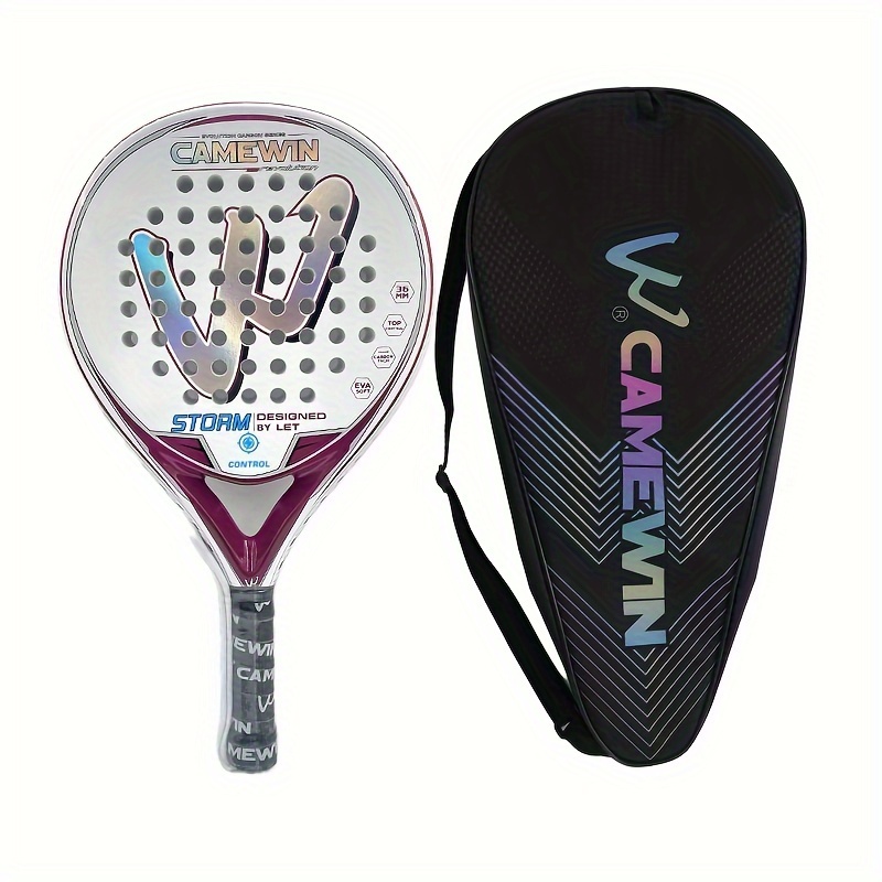 

Premium Carbon Fiber Padel Tennis Racket - Face, , & Lightweight With Cover