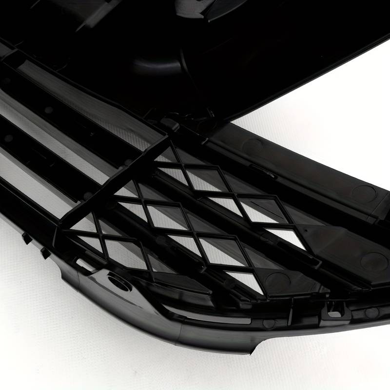 Front Upper And Lower Grille Set – Chrome/Black – For Honda CR-V CRV 2007-2009