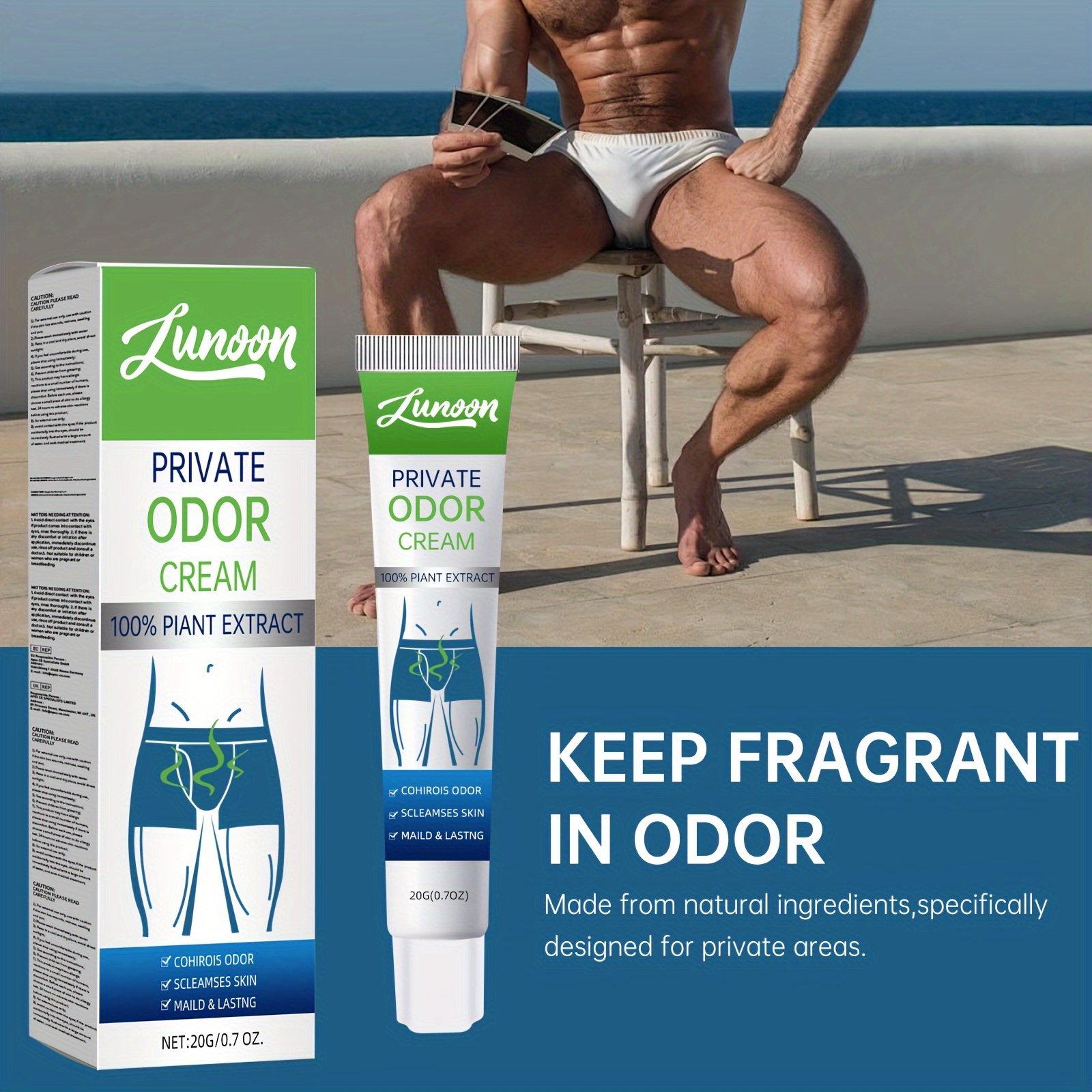 Men's Odor neutralizing Deodorant Cream Perfect Private Temu