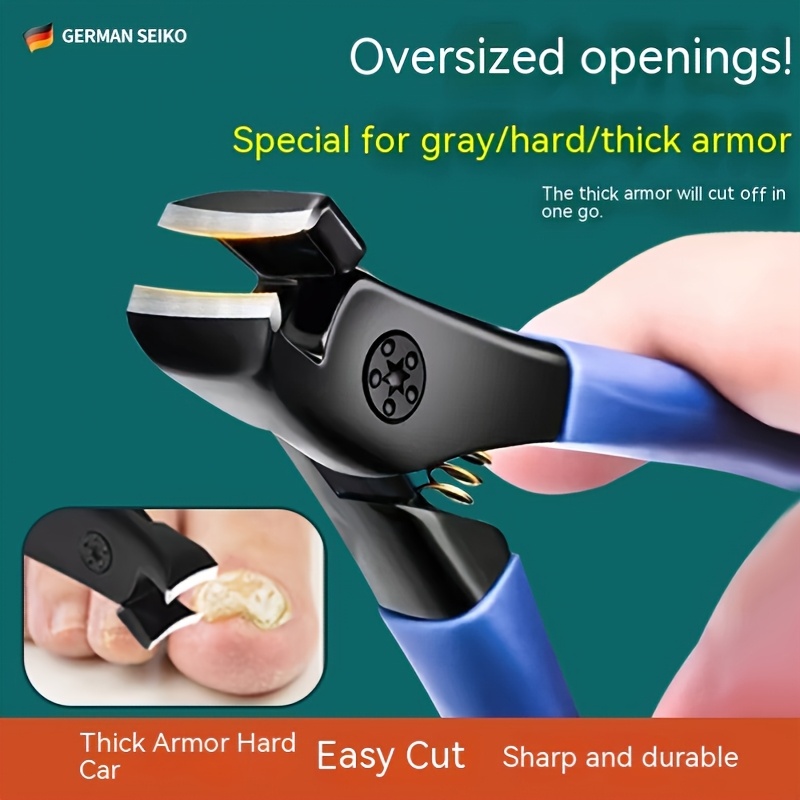 Sherum Nagelmeister Pro Nagelknipser Für Senioren – Abgewinkelt, Ergonomisch, Schwarz