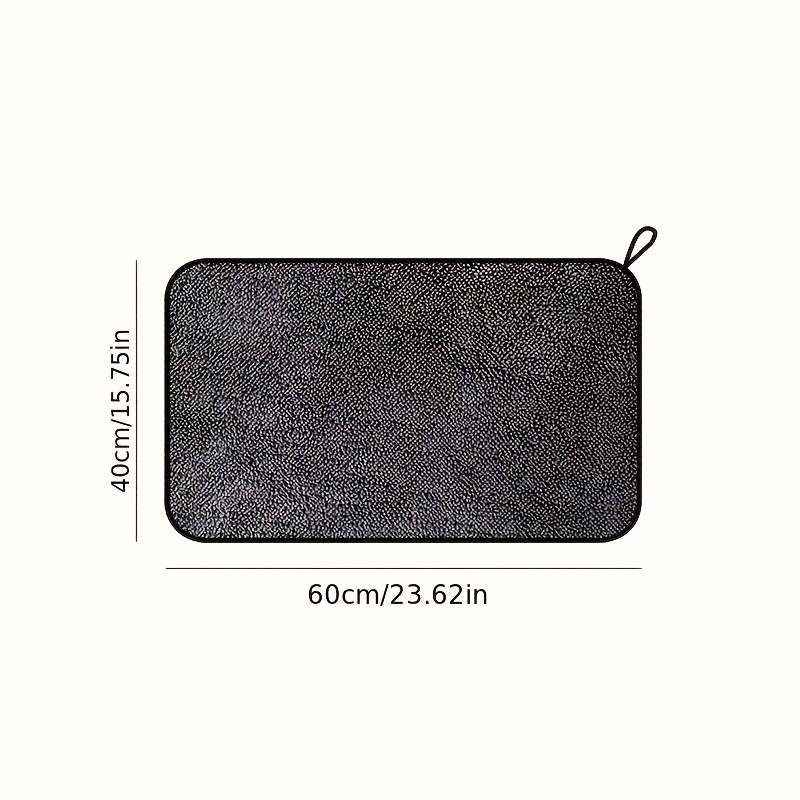 TEMU 1 Premium Microfiber Car Towel - Spiral Design, Leaves No And Dries Quickly, Suitable For Cars, Trucks, And Boats