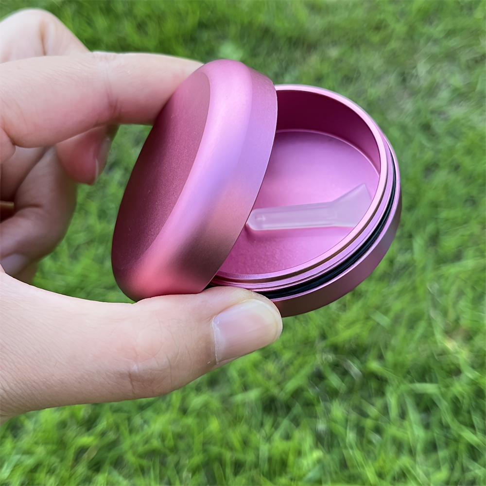 1pc portable aluminum alloy storage tobacco box pocket
