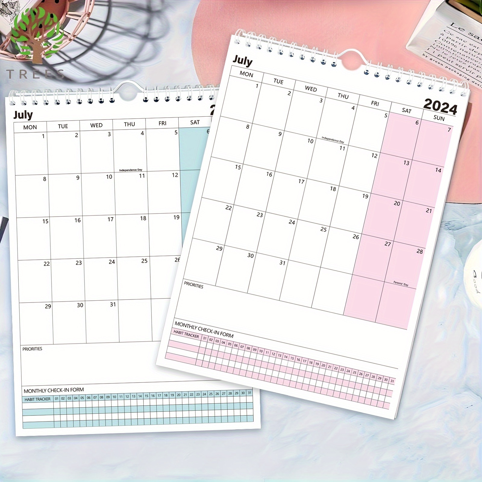 Wall Calendar 2024-2025 2024-2025 Wall Calendar English Time Management  Planner for Home Office School Monthly Organizer with 18 - AliExpress