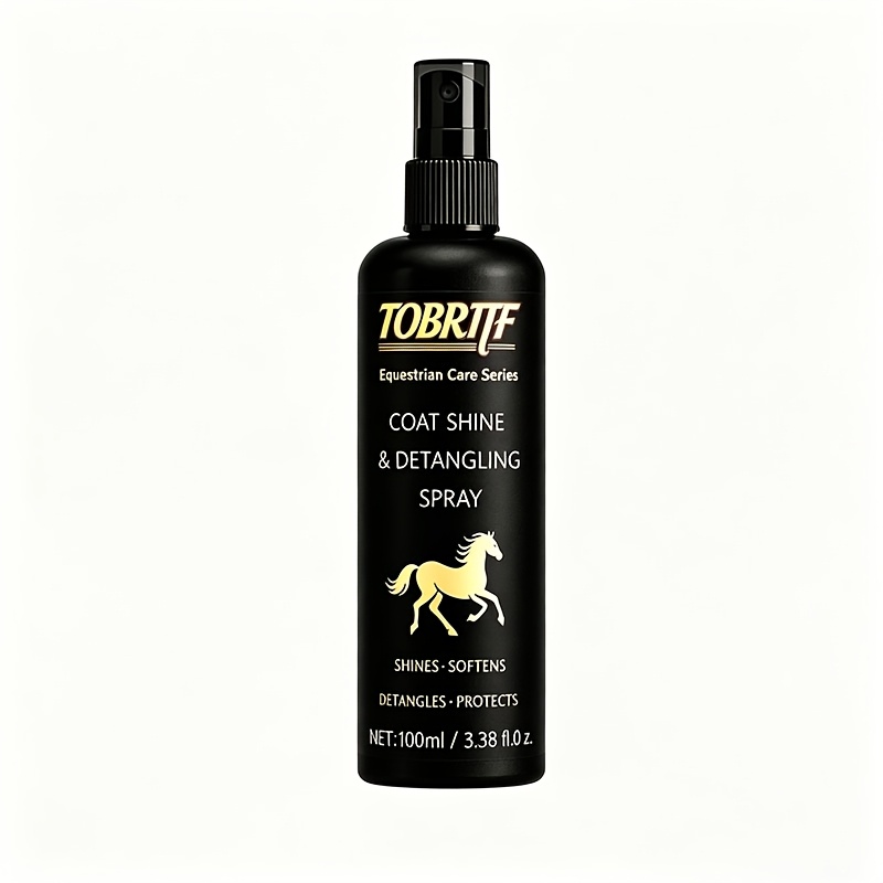 Horse Hair Tail Anti Winding Spray - Mild , Containing Plant Extracts, Fast, Smooth And Soft Horse Hair, Enhancing Gloss And Moisturizing Effect, Without Greasy Residue * (same For Cats And Dogs)