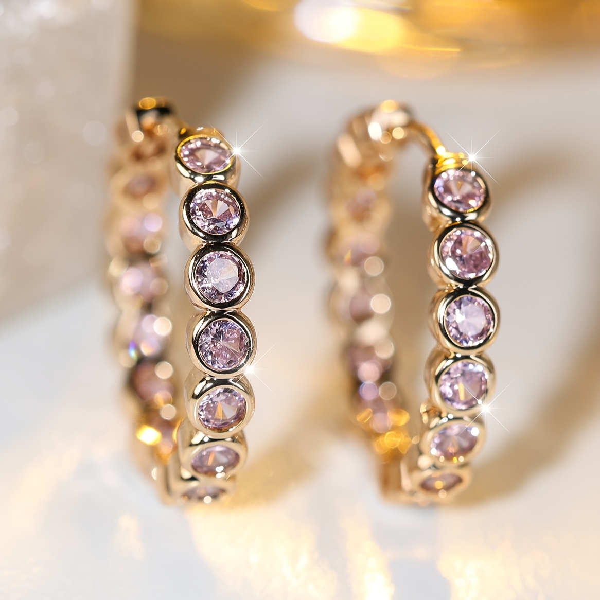 Angol A Fashionable, Luxurious, And Personalized Synthetic Zirconia Earring Is A Suitable Holiday Gift For Her