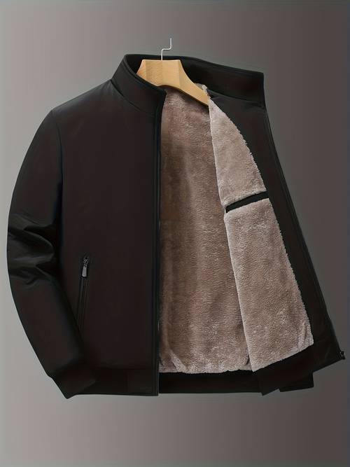 mens fleece jacket with added thickness