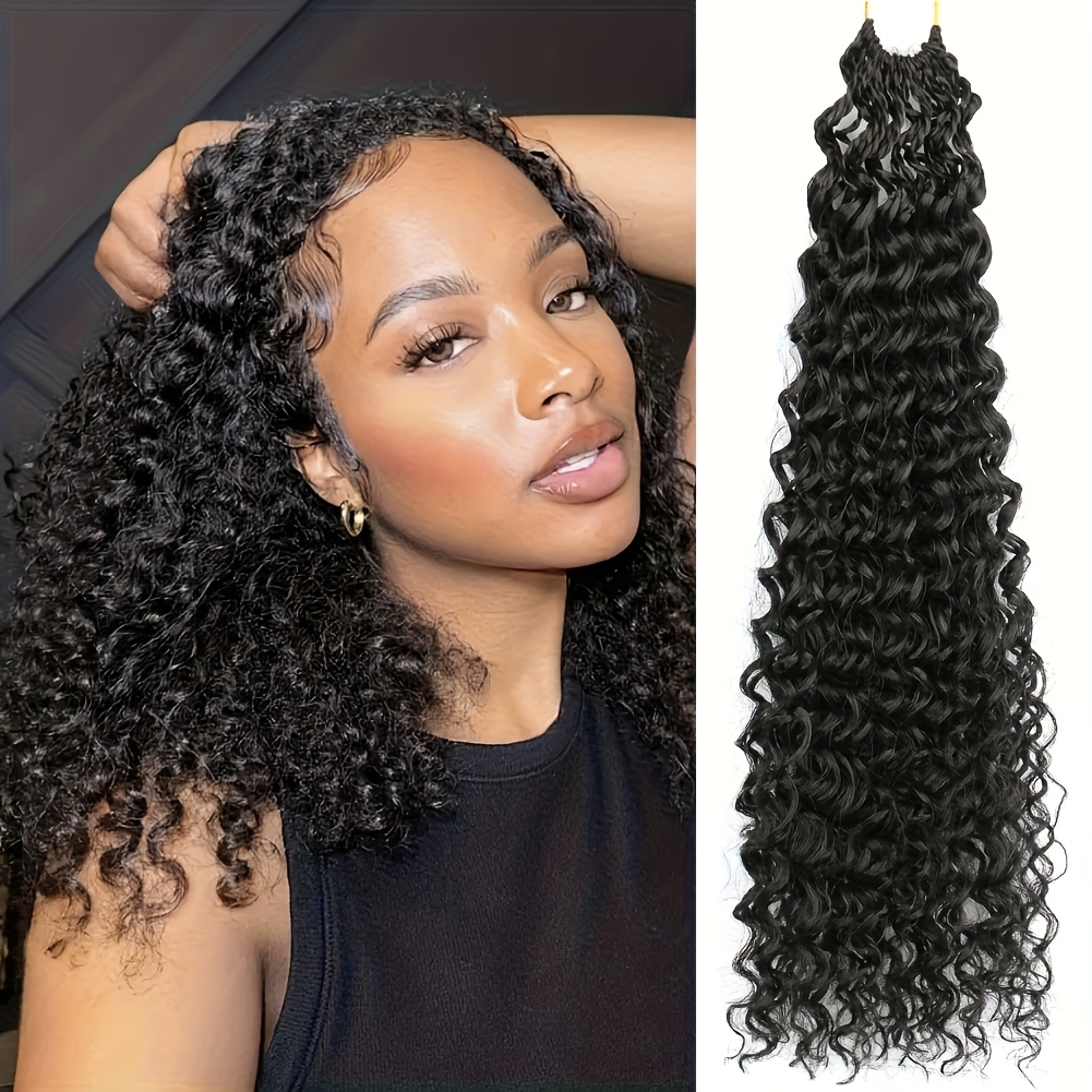 Image of 3 Packs 14 Inch Afro Braiding Hair Extensions Synthetic Mini Gogo Curl Crochet Hair Soft Bouncy Afro Curls Crochet Braids For Women