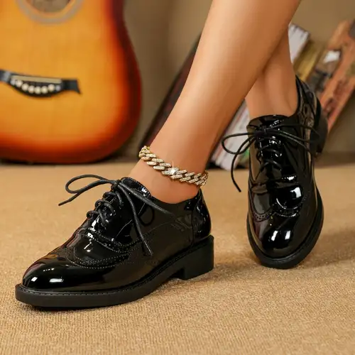 Zapatos Negros Mujer - Temu