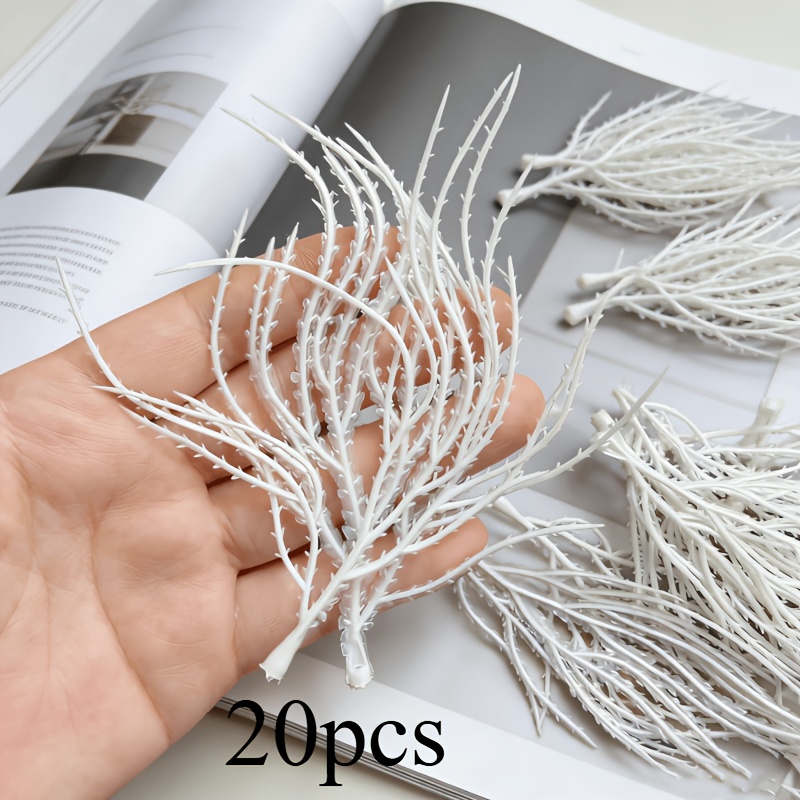 TEMU 20pcs Simulated , Fish Tank Landscape Decoration Water Plants Including Plants And Dragon Beard Grass, Flower Garlands For Decoration, Suitable