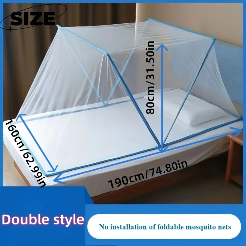 1pc installation foldable mosquito net anti fall anti mosquito mosquito net outdoor portable mosquito net patios and camping bedrooms dormitories and outdoor use must have mosquito net for flowers and vegetables mosquito repellent details 2