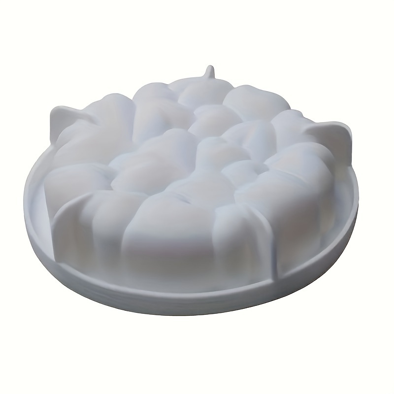 Image of Single Large Love Heart Baking Pan Handmade Romantic Heart Cake Mold Diy Baking Silicone Bread Mold
