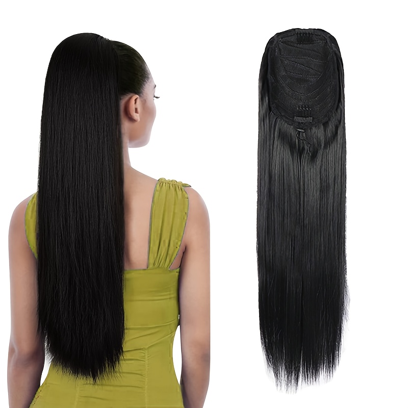 TEMU 1pc Of Drawstring Ponytail