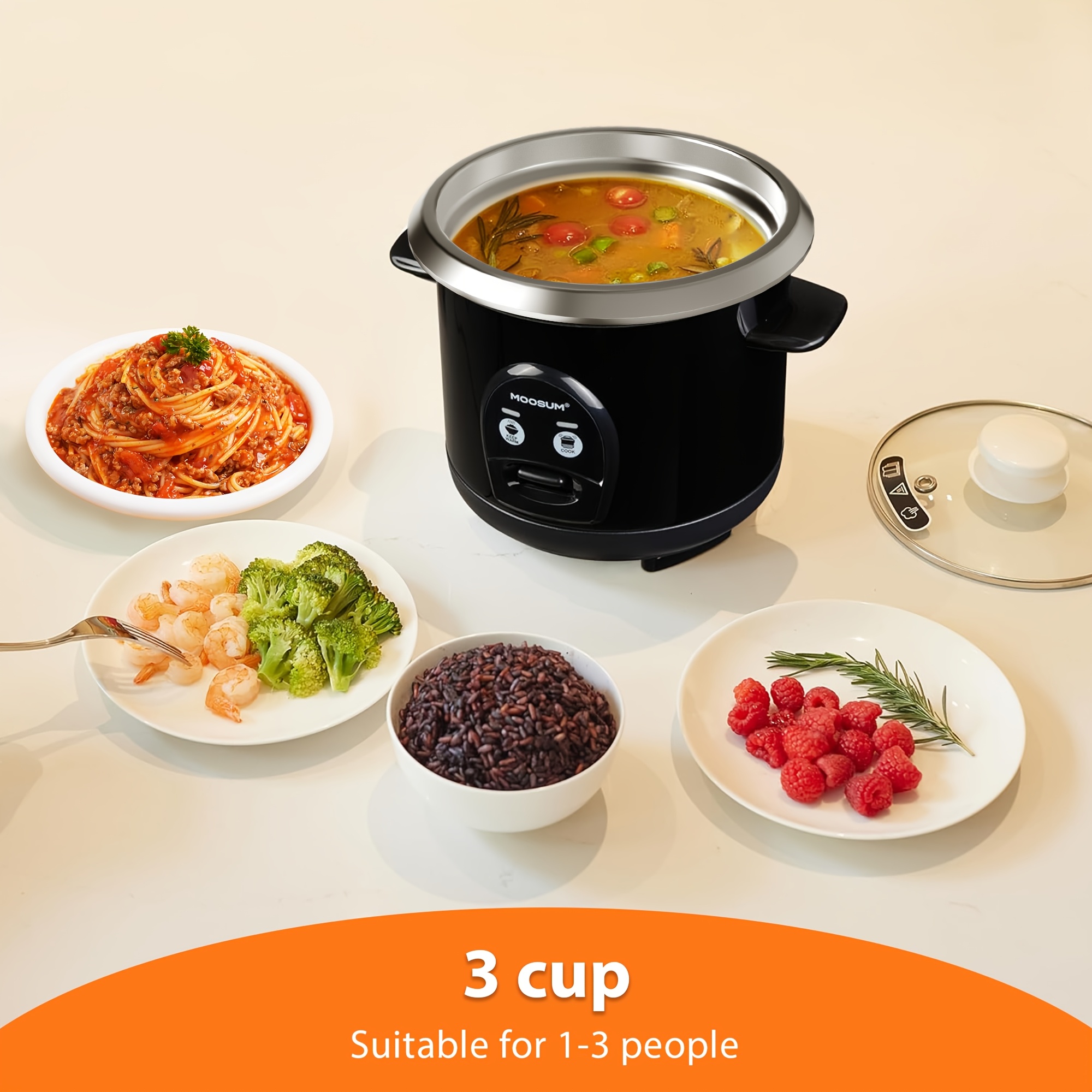 rice cooker stainless steel sold on Temu United States