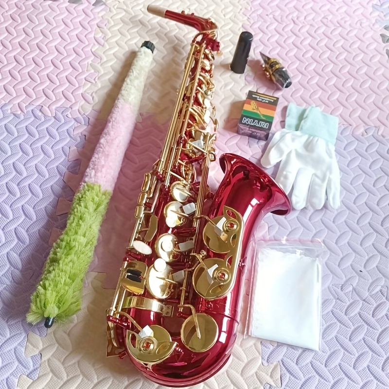 新作 最高品質アルトサックス レッドサックス アルト楽器 ケース付き