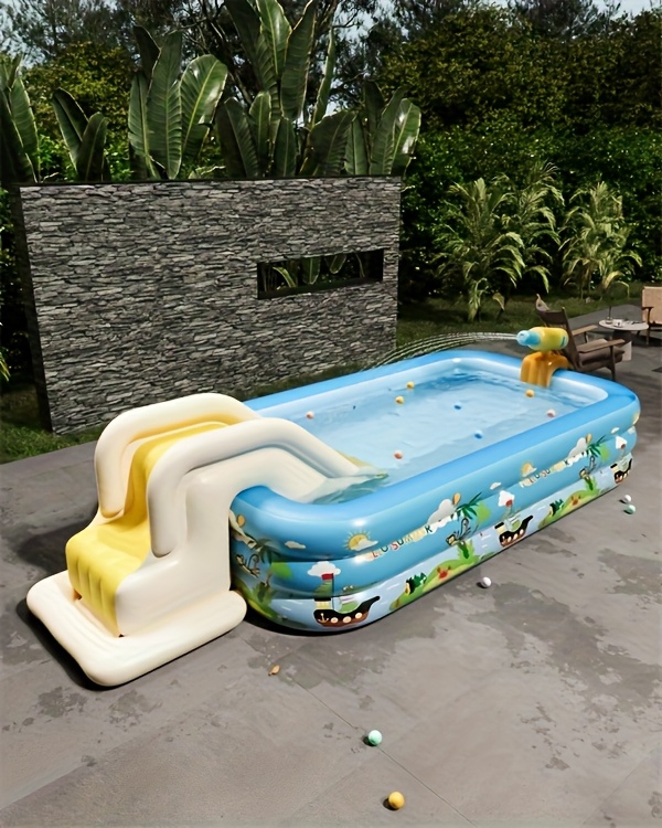 inflatable backyard swimming pool portable summer fun Temu Mexico