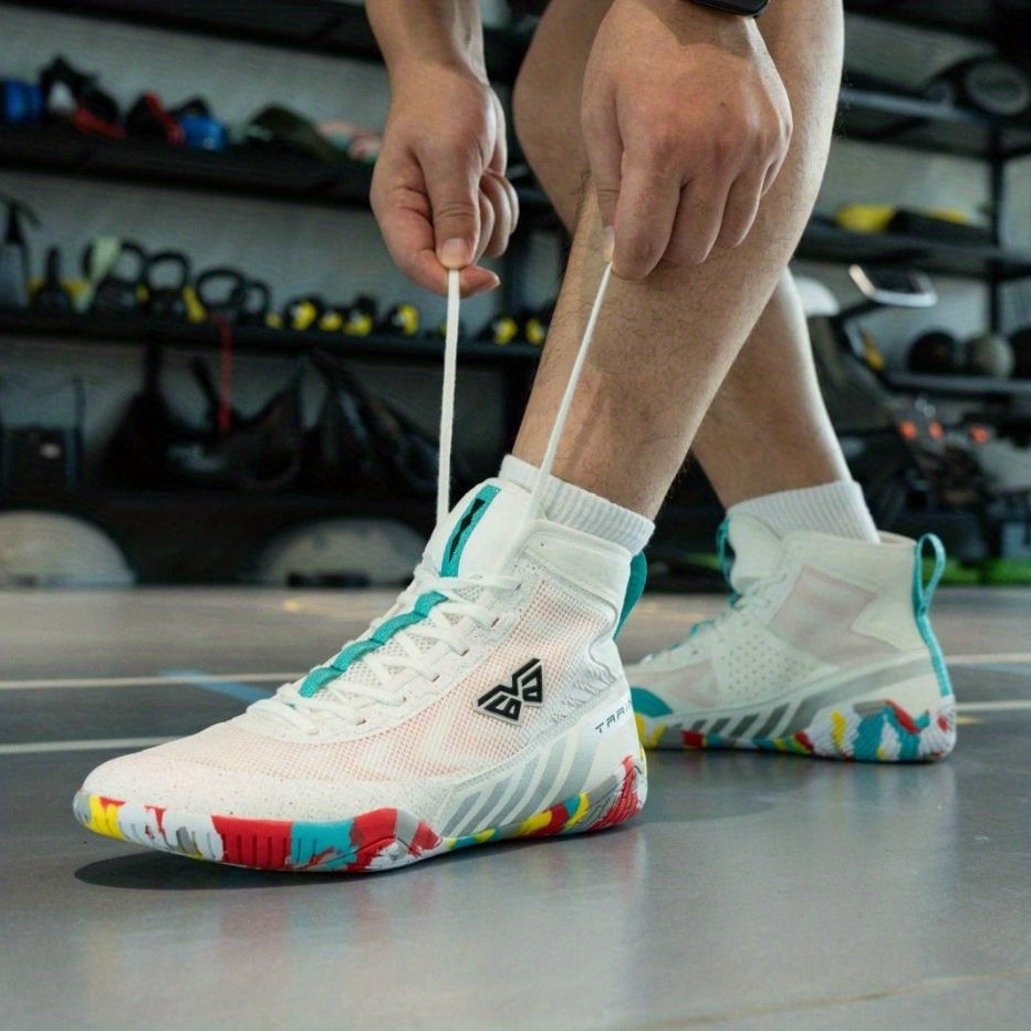 [Sneakers] [Unisex] Men'S Boxing Shoes Professional Weightlifting Shoes Deadlift Squat Training Shoes Non-Slip Wear-Resi