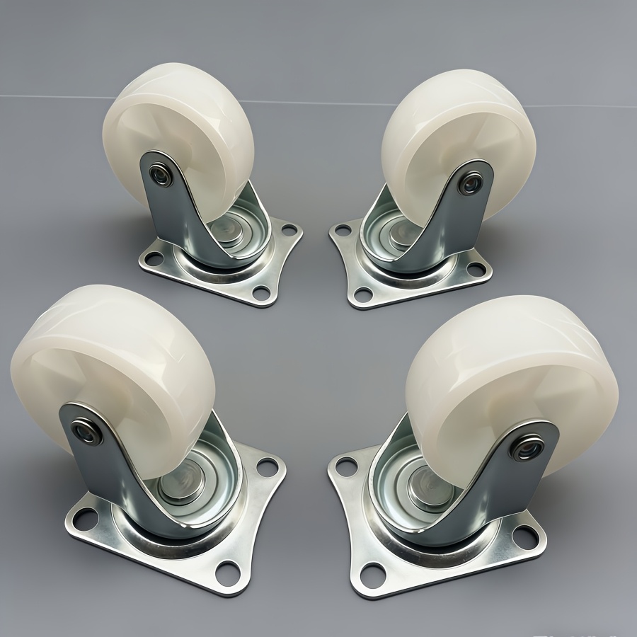 TEMU Multi Purpose 50mm Swivel Casters With Brakes 360° Omni-directional Rolling Wheels (pack Of 4)