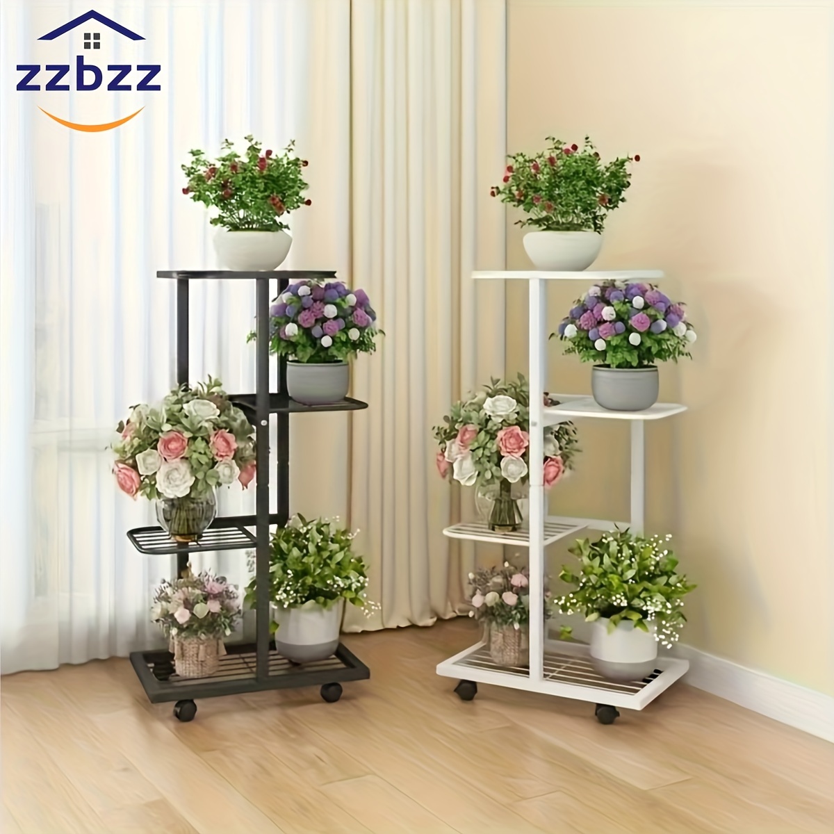 

4- Metal Display - / Plant Stand, Organizer For , Bedroom, - -