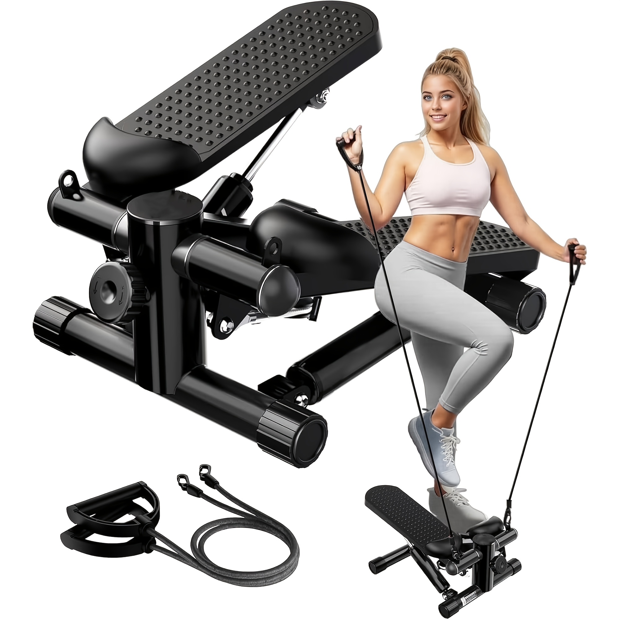 Machine, Essential For Leg Exercises, For Leg Trainer, Drives Lower Body Movement, Lifting Design Allows Adjustable Resistance. Stepper Is , Without Battery