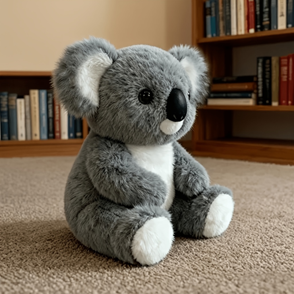 Soft Plush Toy Of A Cartoon Koala, Perfect For Home Decor, Gifts For Birthdays, And A Companion For