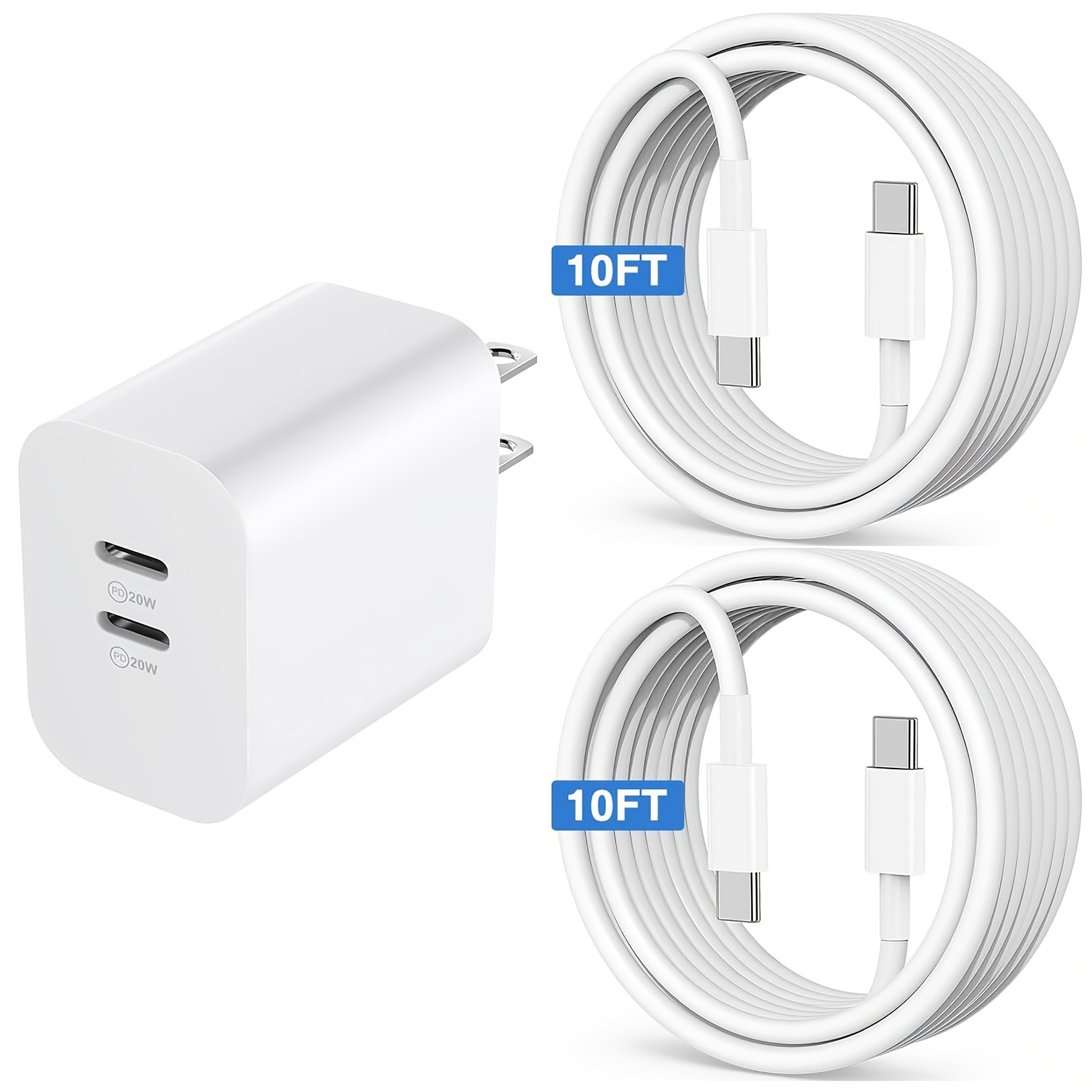Cargador Gan Usb C De 30 W Para IPhone 15 De Carga Rapida, A | Envío Gratis