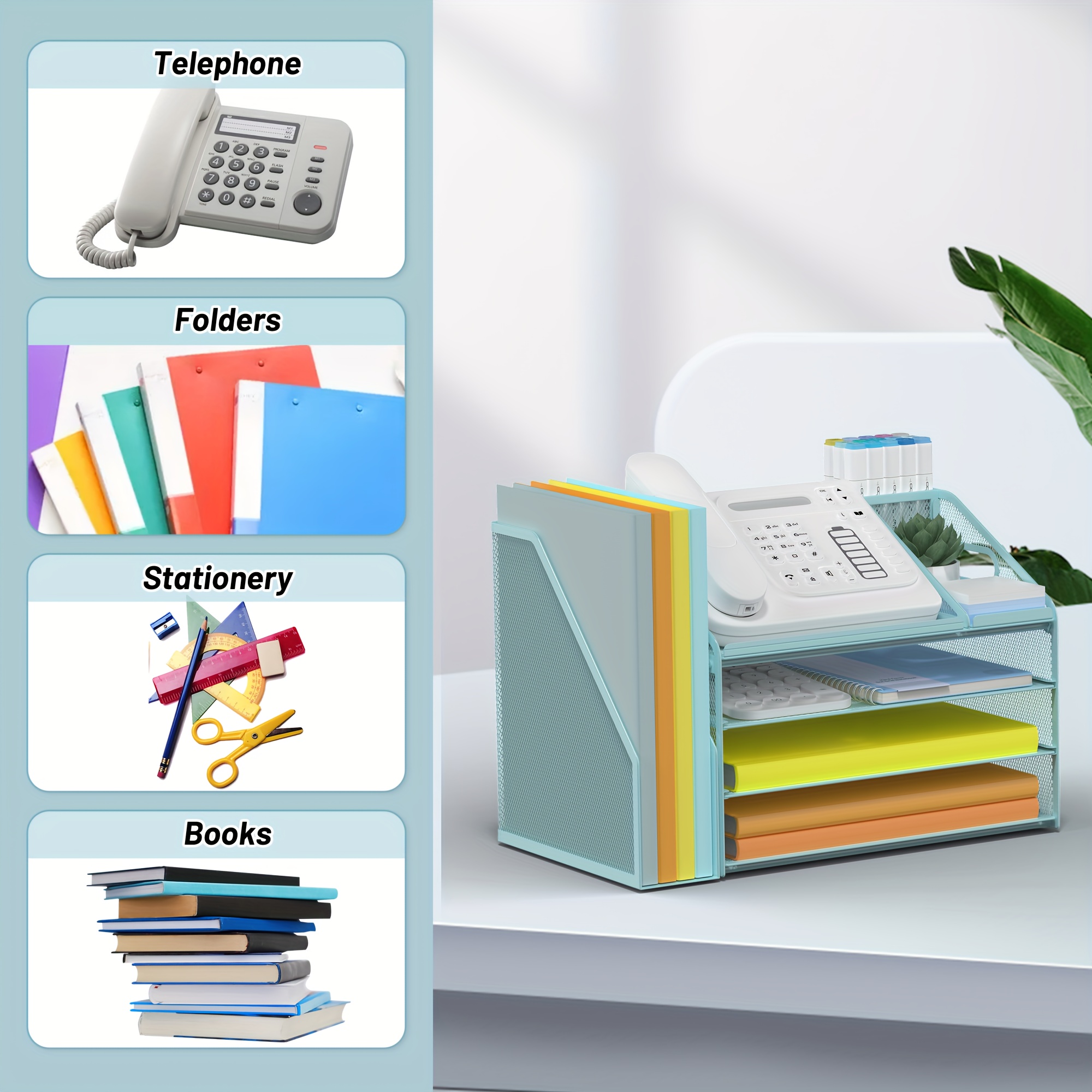 desk paper tray sold on Temu United States