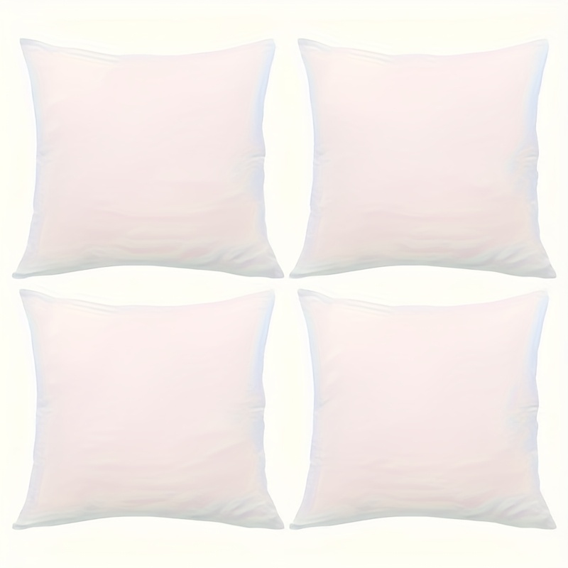 

4pcs Elegant Throw Pillow Covers - , Zippered Polyester Cases For Living Room & Outdoor Decor - Machine Washable