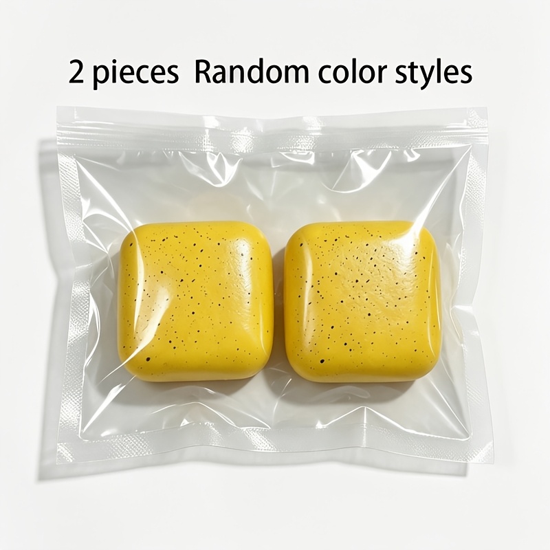 Image of 2pcs Toast Squishies, Soft Slow-rebound Simulated Food Squeeze Toys, Prank Props. Ideal For Desk Decor, Classroom Rewards, Holiday & Birthday Gifts, Random Colors