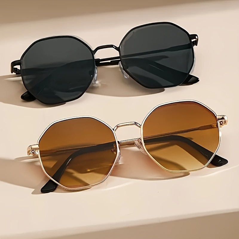 TEMU Retro Steampunk Y2k Fashion Glasses, For Men Women Outdoor Sports Party Vacation Travel Fishing Supply Photo Prop