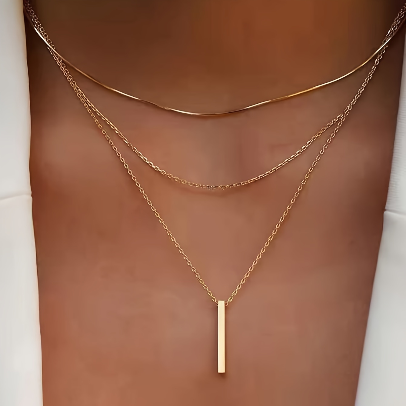 

A -layered Necklace, Women's
