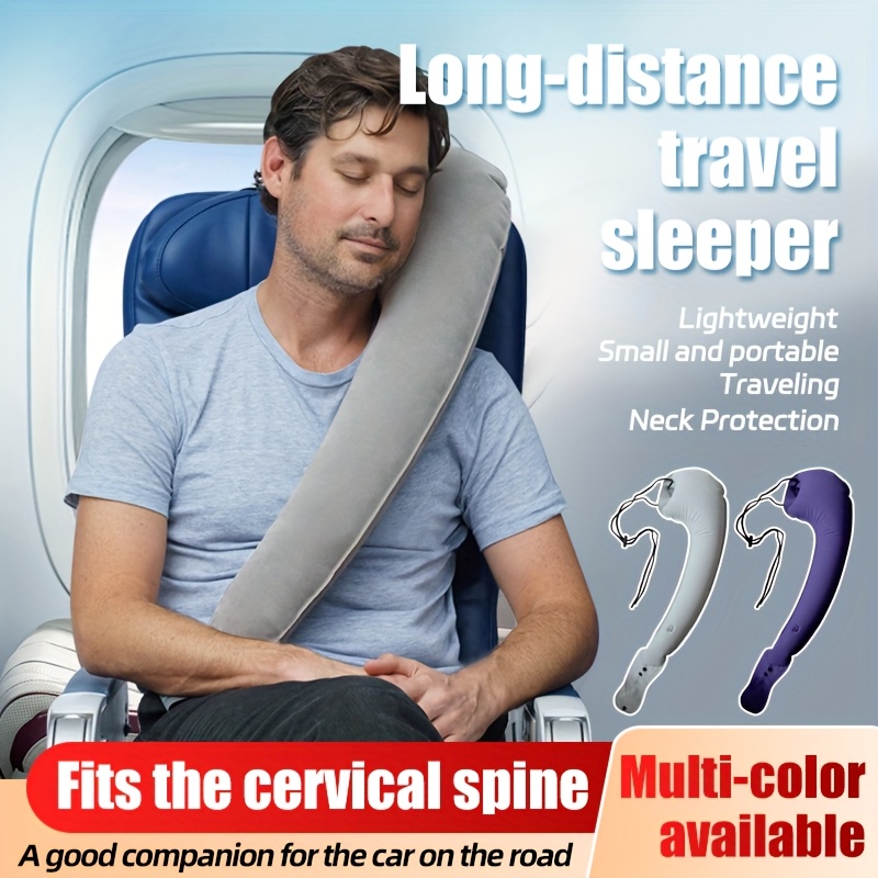 1pc inflatable travel neck pillow 1pc inflatable travel Temu Belgium