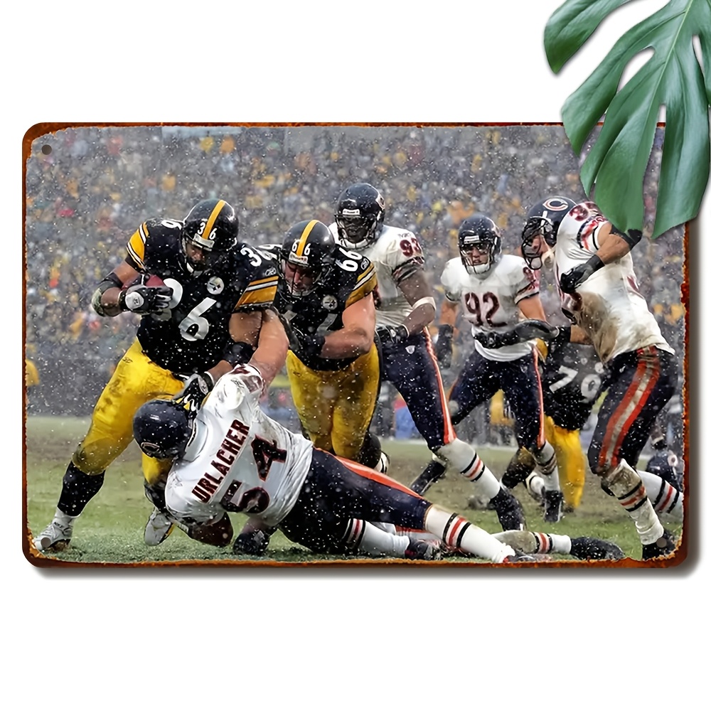 

Retro Metal Tin Sign - 8x12 Inches, Vs Urlacher Print For Bedroom Decor