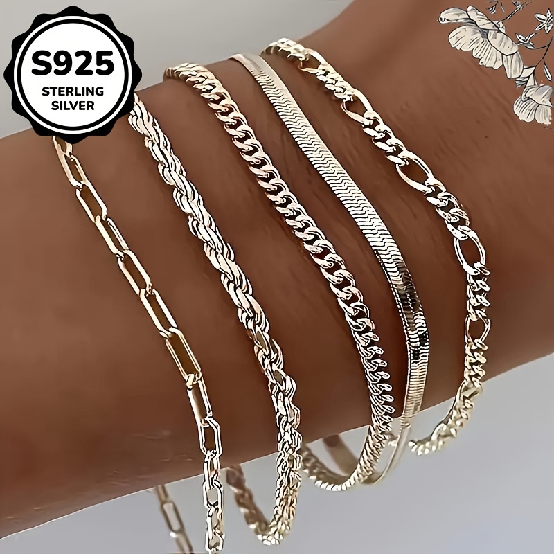S925 Sterling Silver Inlaid Zircon Charm Beads - Canada