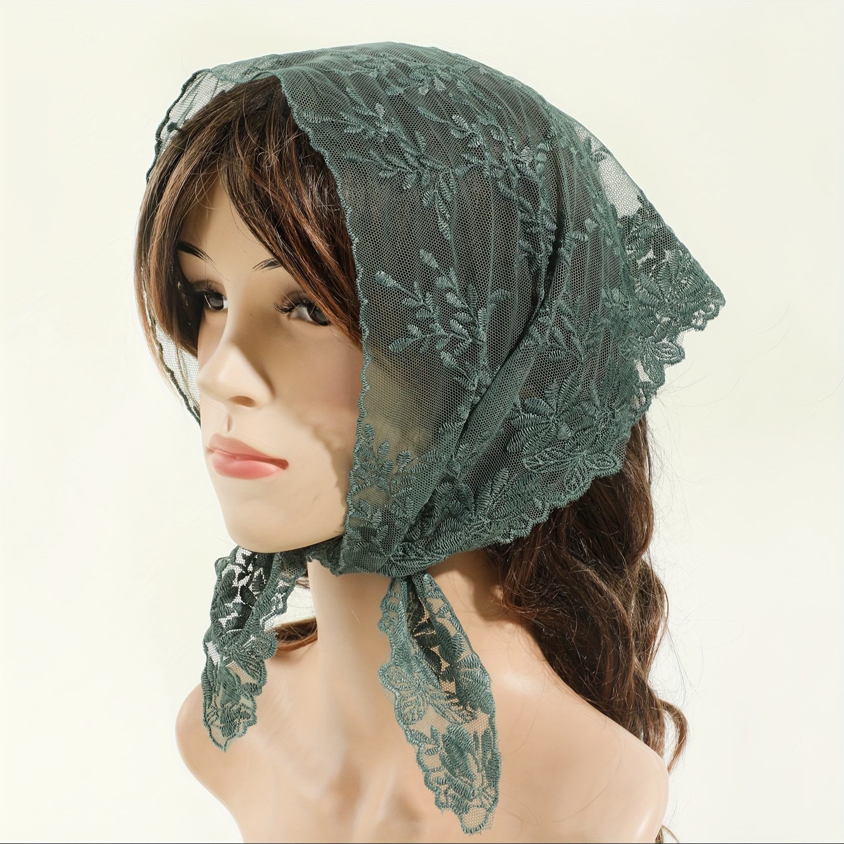 1pz sciarpa donna elegante in pizzo motivo a forma Temu Italy