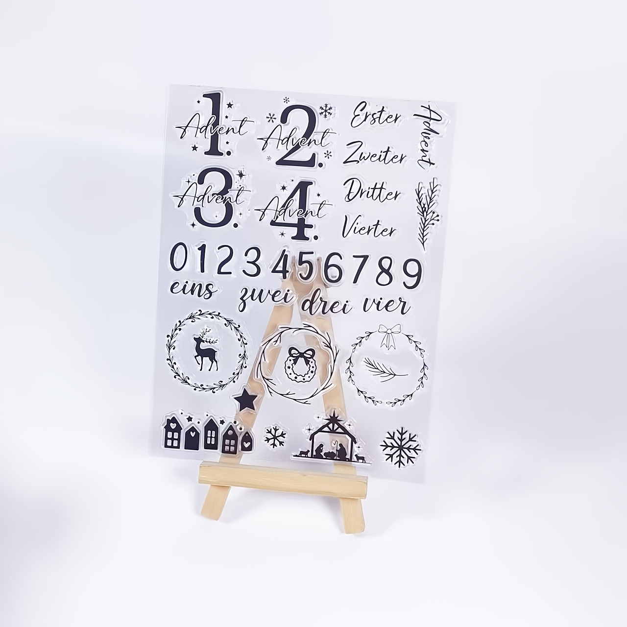 Essential For Christmas Countdown, Clear Stamps Are Perfect For And Decorating Holiday Cards, Scrapbooks, And Crafts