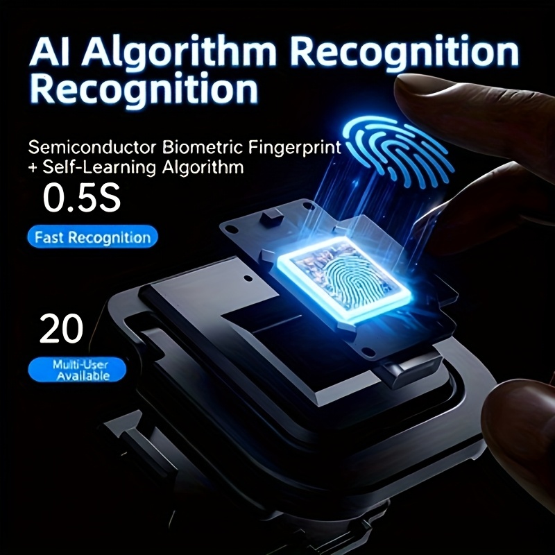 Intelligent Fingerprint Drawer Lock, Keyless Biometric Security
