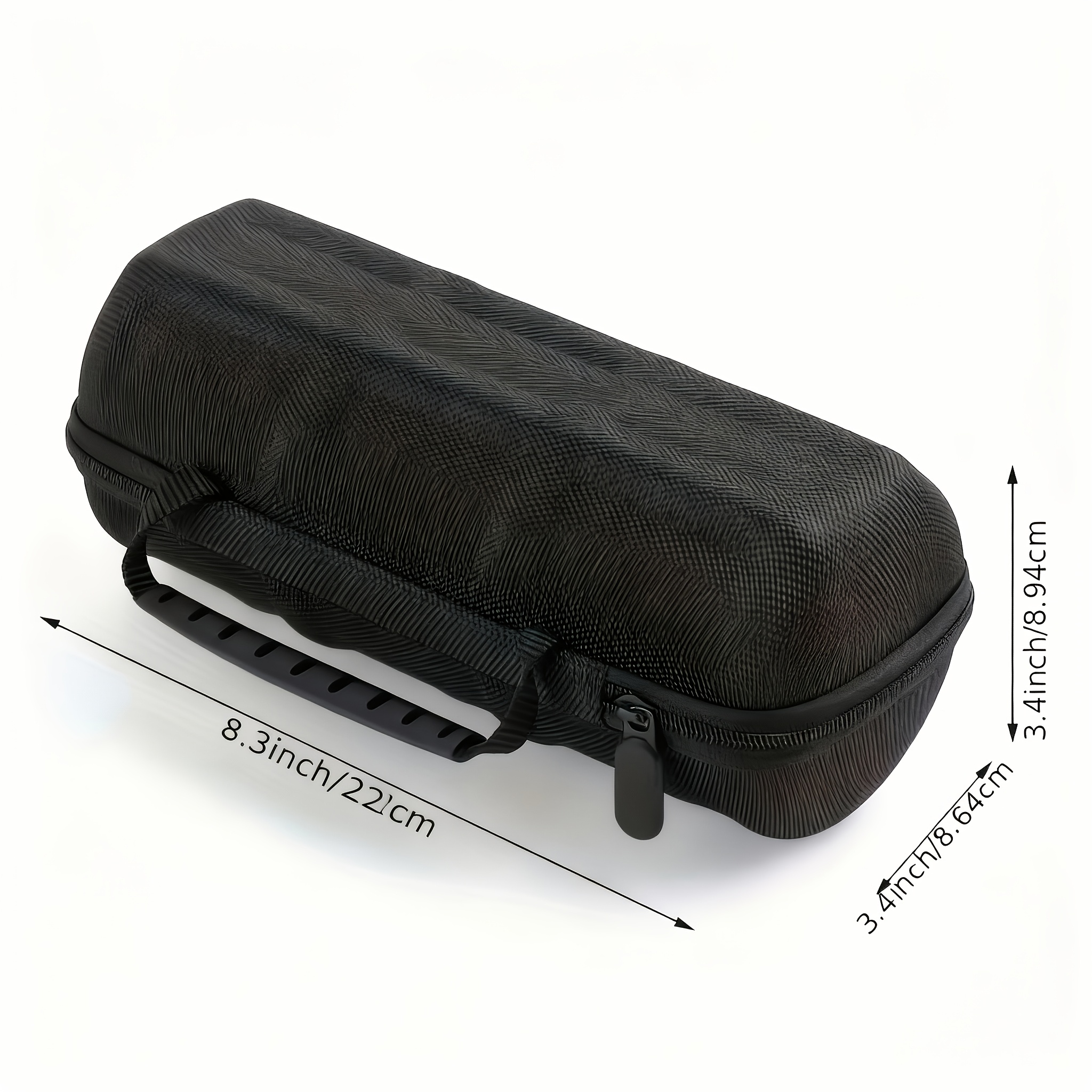 TEMU 3-slot Hard Shell Watch Storage Box With Soft Foam Pillows & Carry Handle - Portable Travel Case Suitable For Watches, 2-in-1 Display Case For ,