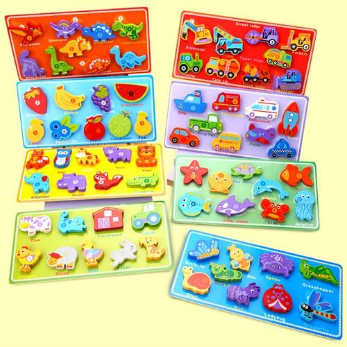 8 styles of colorful wooden tear away toys concentration stacking shape and color recognition puzzle toys tear away labels perfect preschool gift
