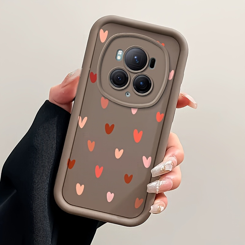 TEMU Adorable And Vibrant Heart-shaped Phone Case Designed For The Magic 6 Pro, Featuring A Soft Tpu Material That Offers Shock Resistance And
