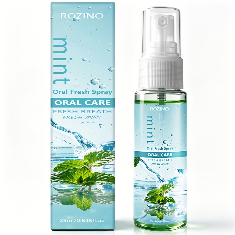 Image of Mint Instant Freshness Oral Spray, 3-second , , Single Use - Instant Deodorizing, Anti-halitosis, Freshness, Powerful/fast/, - Deep Cleaning, Contains Hydroxyapatite, Nicotinamide And Mint