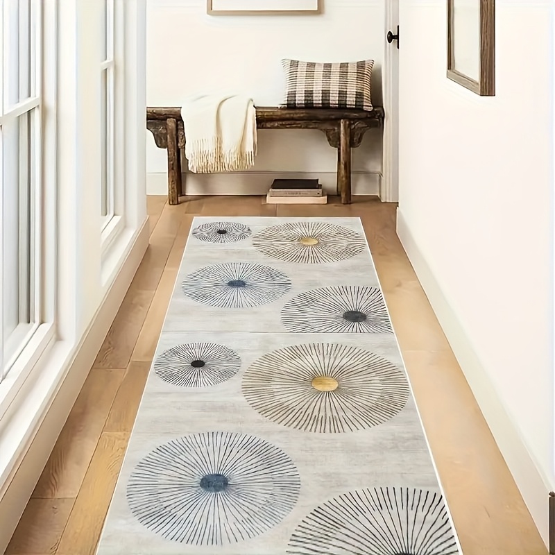 1pc, Soft Thickened Kitchen Floor Mat, Running Track Mat, Floor Mat, Machine Entrance Door Mat, Room Laundry Bathroom Ground Cover, Room Decoration