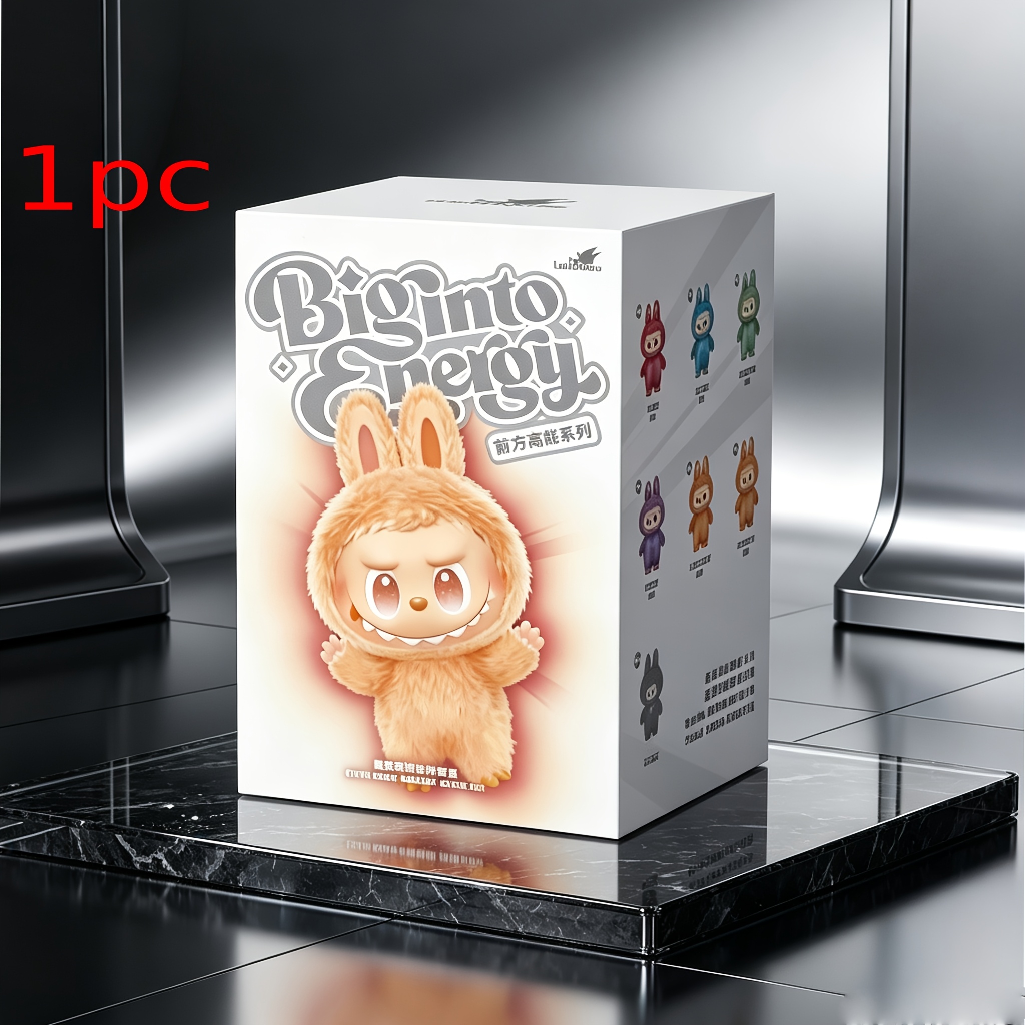 TEMU 1 Stück, 100 % authentische LABUBU (Big Into Energy) Serie – Das perfekte Weihnachtsgeschenk