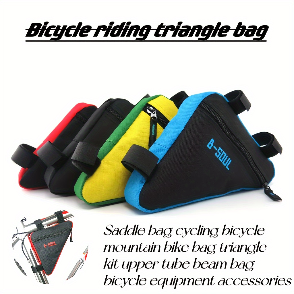 

New Bag For Cycling, Mountain Biking, Triangular Tool Bag, Top Tube Bag, Bicycle Gear Accessories.