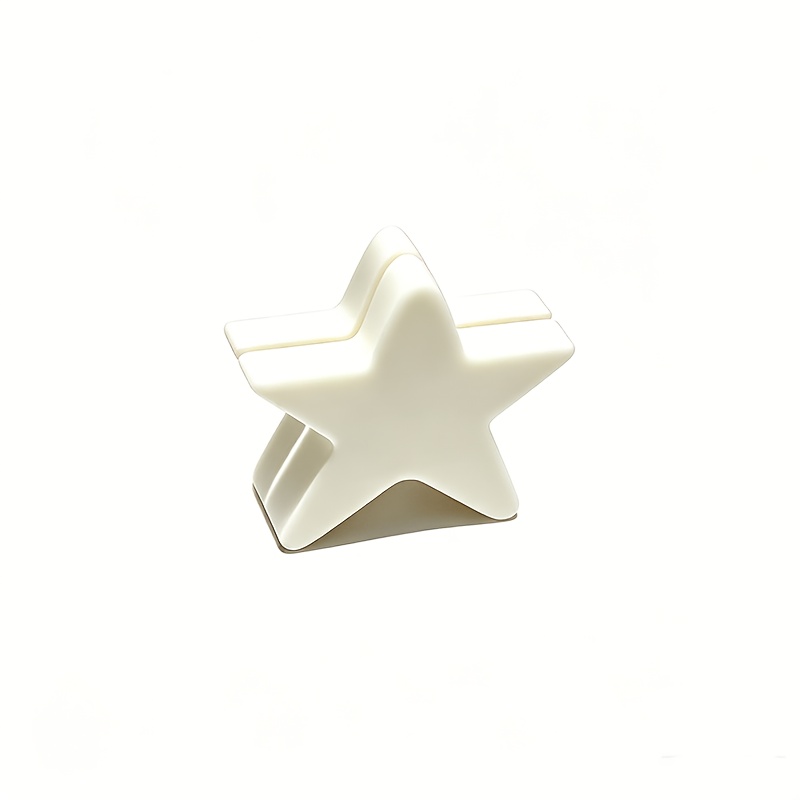 TEMU 2pcs Pentagram-shaped Photo Stands, Star-style Desktop Photo/memo Clips For Desktop Decoration, Storage & Display, Suitable For Polaroid Photos,