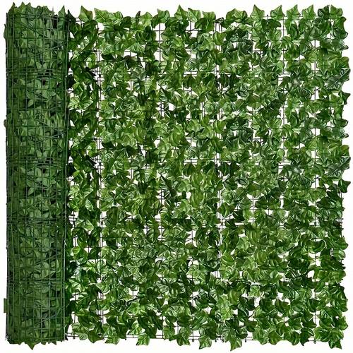artificial ivy privacy fence screen artificial expandable privacy fence wedding decor decorative fence for outdoor garden 1pc